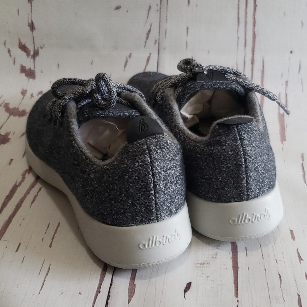 Allbirds 8 mens gray merino casual shoes - Picture 4 of 8